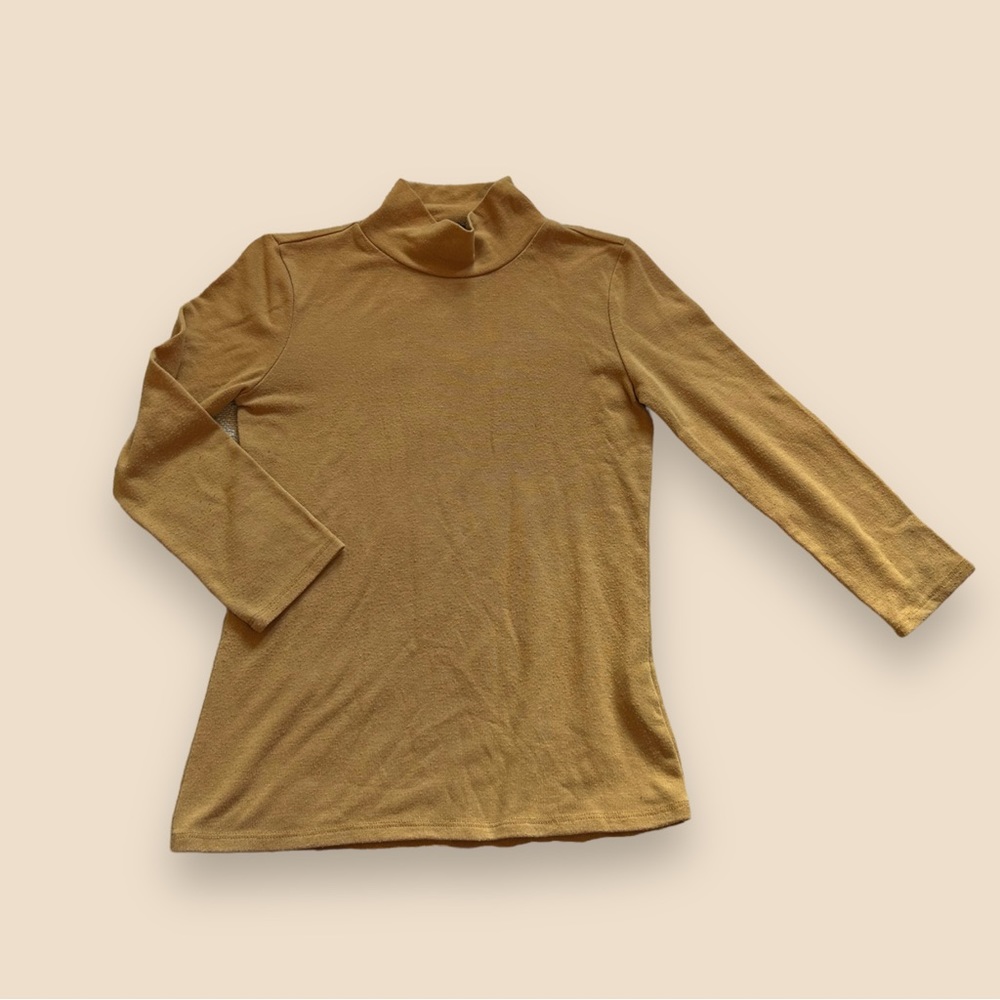 Forever 21 Mustard Turtleneck Top - Size Small